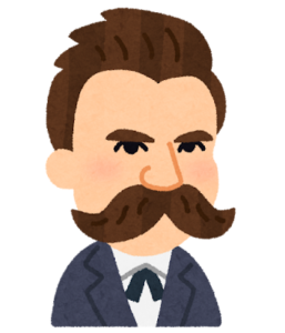 ニーチェの似顔絵
